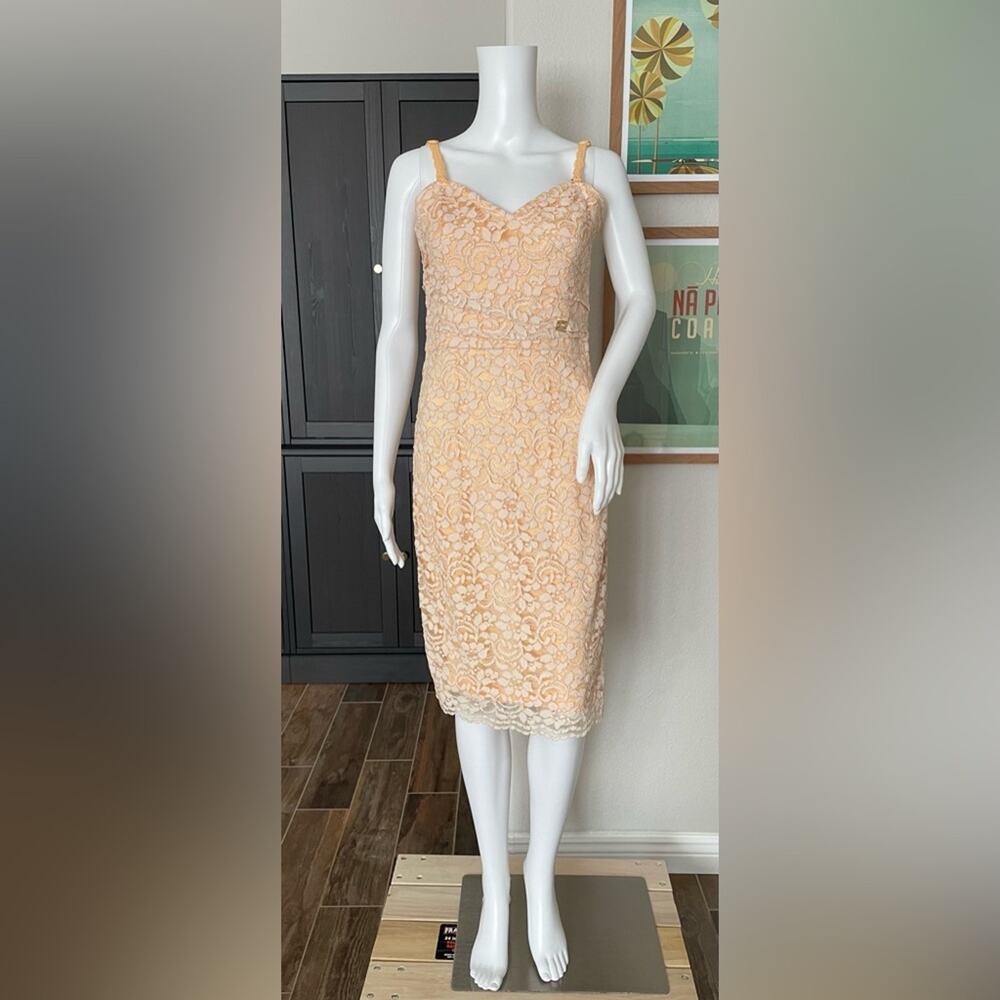 Vintage Class Roberto Cavalli Lace Sheath Sweetheart Neckline‎ Dress Sz 8